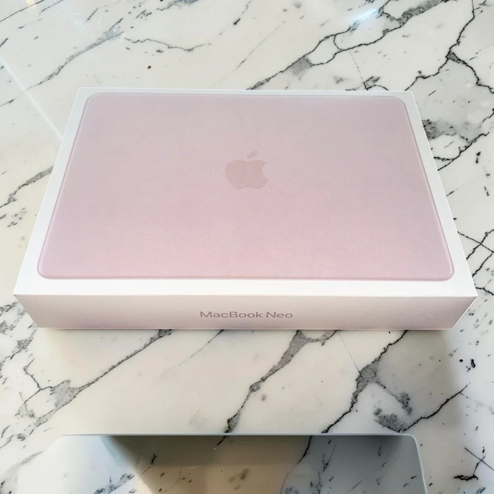 New BOX ONLY! Pink Empty Replacement Blush Box MacBook Neo Apple 512 GB‎